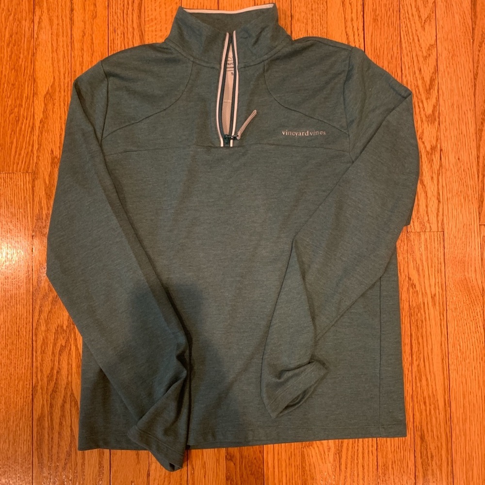 youth XL vineyard vines performance quarter zip shirt